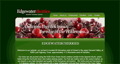 Desktop Screenshot of edgewatercherries.com.au